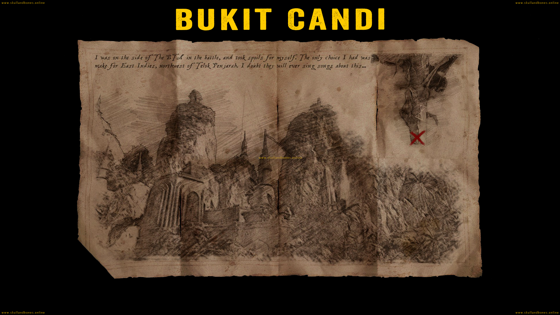Skull and Bones - Treasure Maps - Bukit Candi Outpost