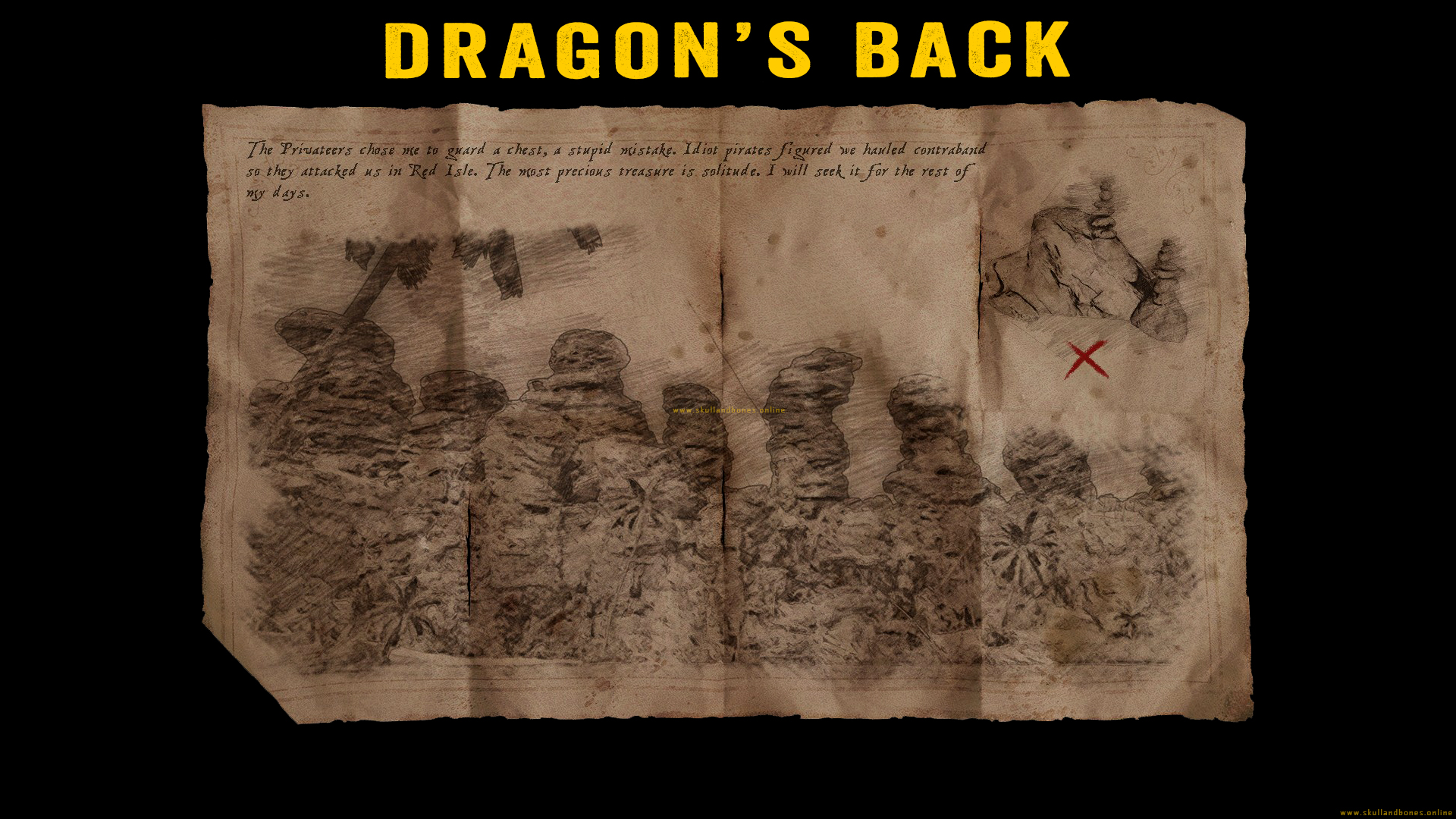 Skull and Bones - Treasure Maps - Dragon's Back Outpost Skull and Bones - Treasure Maps - Dragon's Back Outpost