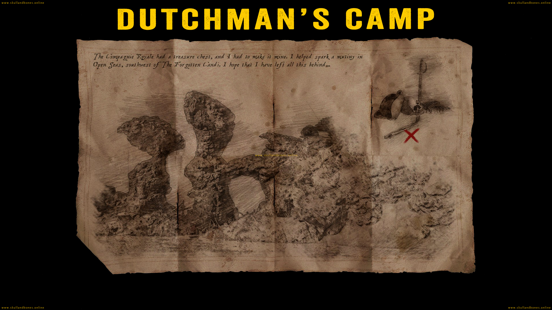 Skull and Bones - Treasure Maps - Dutchamn's Camp Outpost Skull and Bones - Treasure Maps - Dutchamn's Camp Outpost