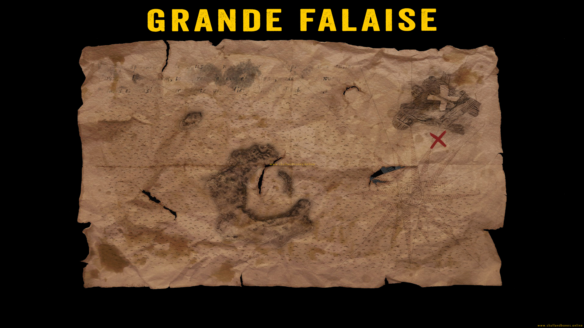 Skull and Bones - Treasure Maps - Grande Falaise Outpost Skull and Bones - Treasure Maps - Grande Falaise Outpost