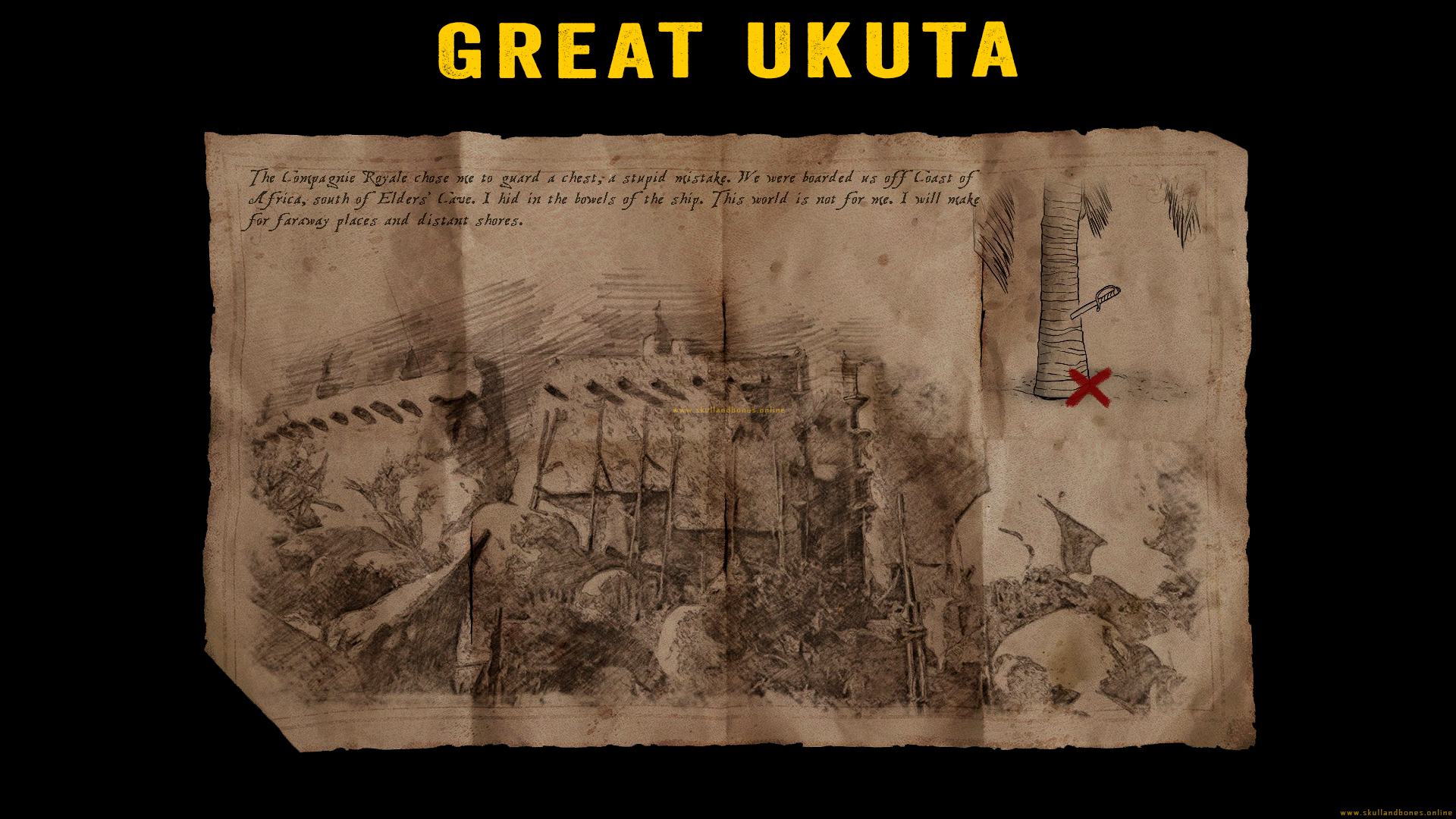 Skull and Bones - Treasure Maps - Great Ukuta Outpost Skull and Bones - Treasure Maps - Great Ukuta Outpost