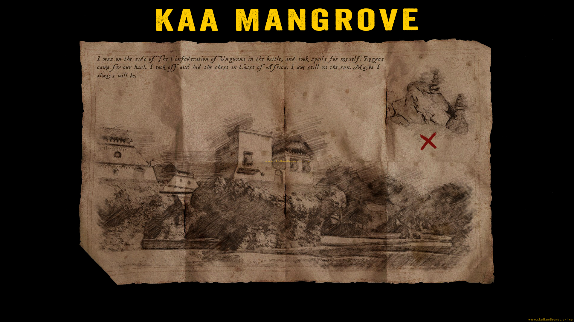 Skull and Bones - Treasure Maps - Kaa Mangrove Outpost Skull and Bones - Treasure Maps - Kaa Mangrove Outpost