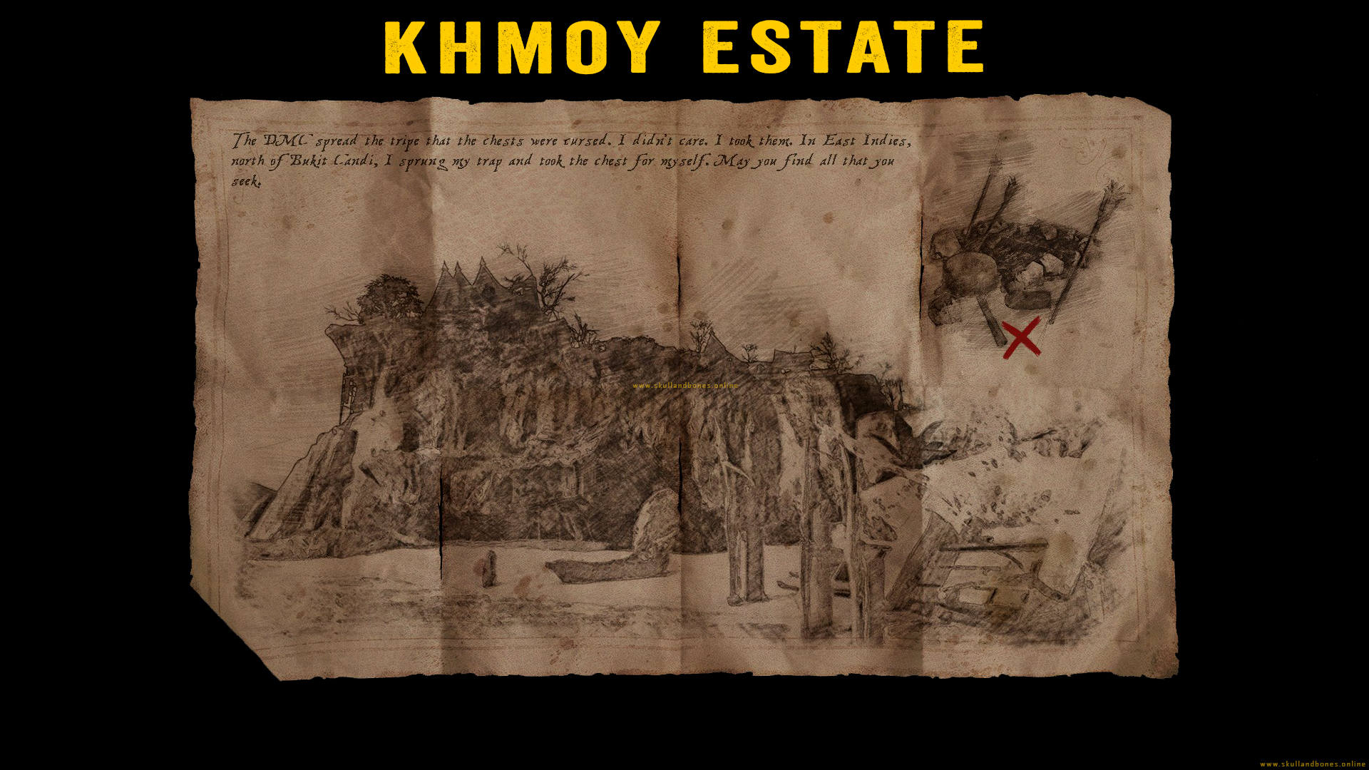 Skull and Bones - Treasure Maps - Khmoy Estate Outpost Skull and Bones - Treasure Maps - Khmoy Estate Outpost