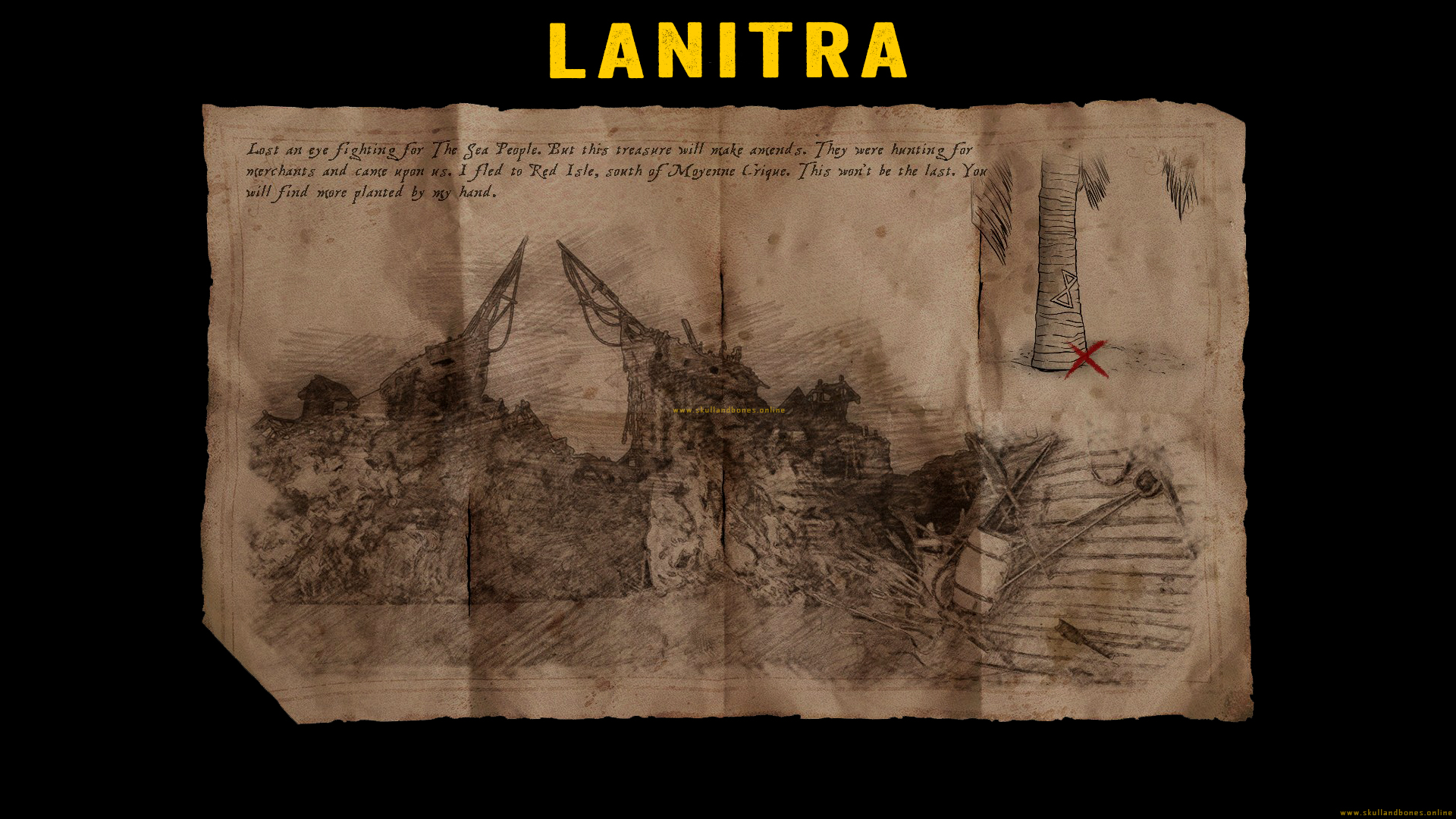 Skull and Bones - Treasure Maps - Lanitra Outpost Skull and Bones - Treasure Maps - Lanitra Outpost