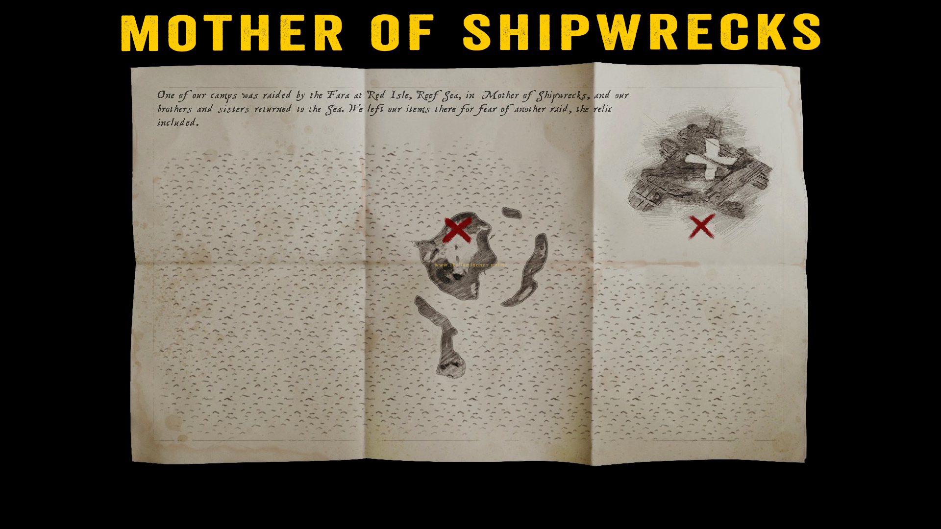 Skull and Bones - Treasure Maps - Mother of Shipwrecks Outpost Skull and Bones - Treasure Maps - Mother of Shipwrecks Outpost