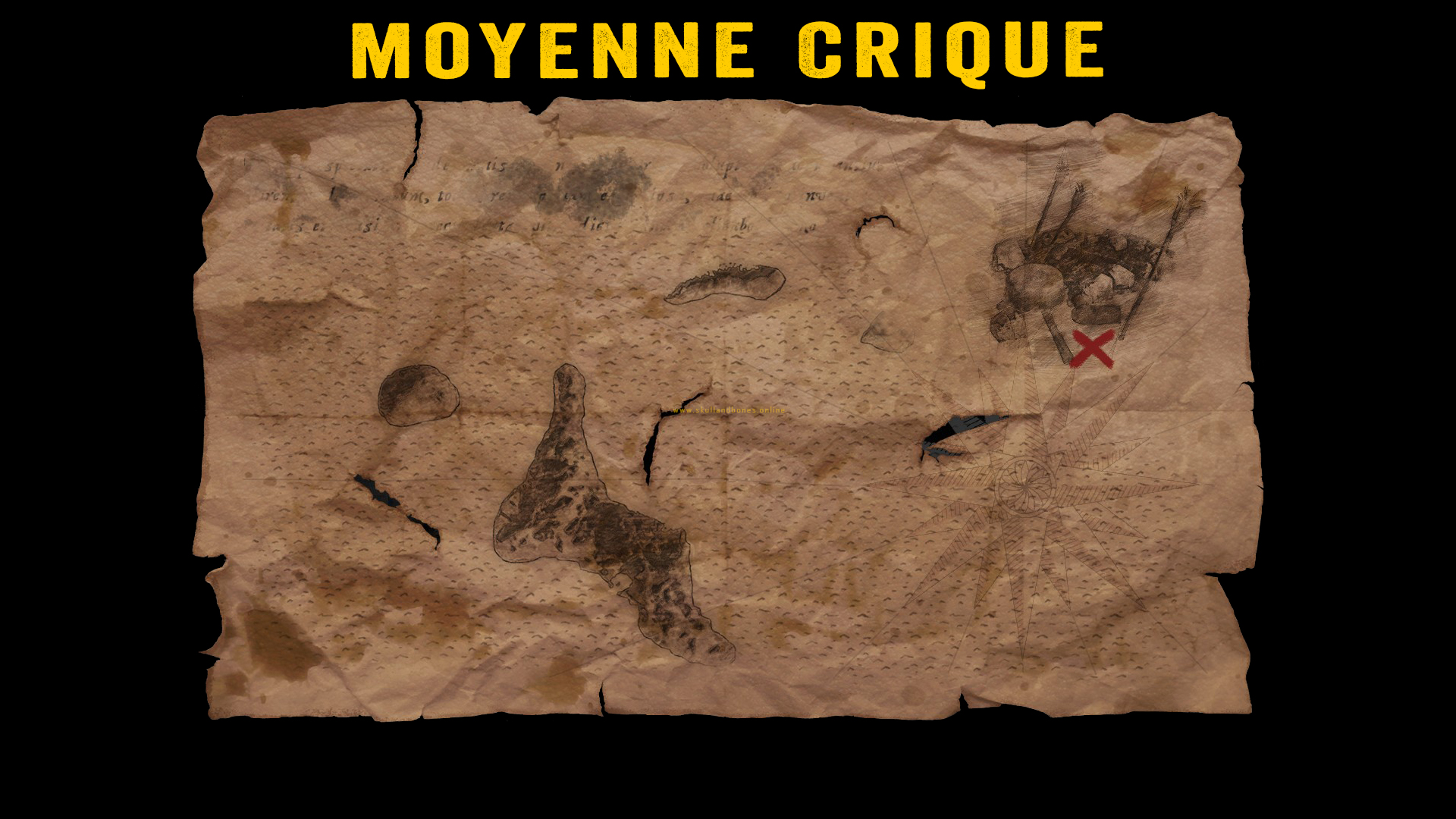 Skull and Bones - Treasure Maps - Moyenne Crique Outpost Skull and Bones - Treasure Maps - Moyenne Crique Outpost