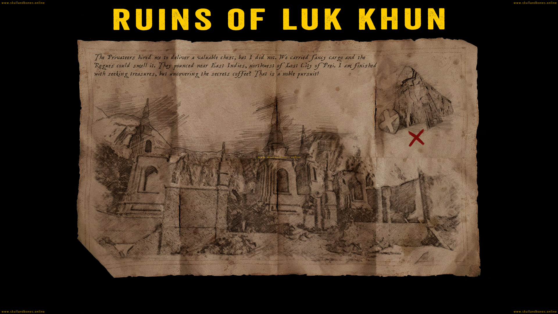 Skull and Bones - Treasure Maps - Ruins of Luk Khun Outpost Skull and Bones - Treasure Maps - Ruins of Luk Khun Outpost