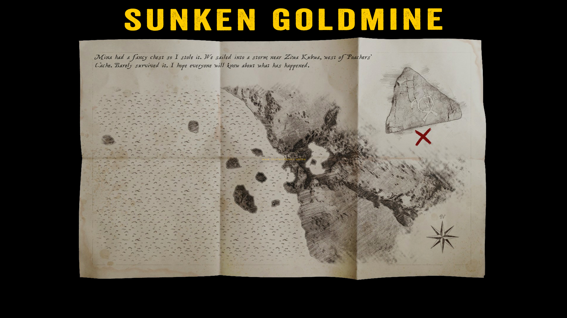 Skull and Bones - Treasure Maps - Sunken Goldmine Outpost Skull and Bones - Treasure Maps - Sunken Goldmine Outpost
