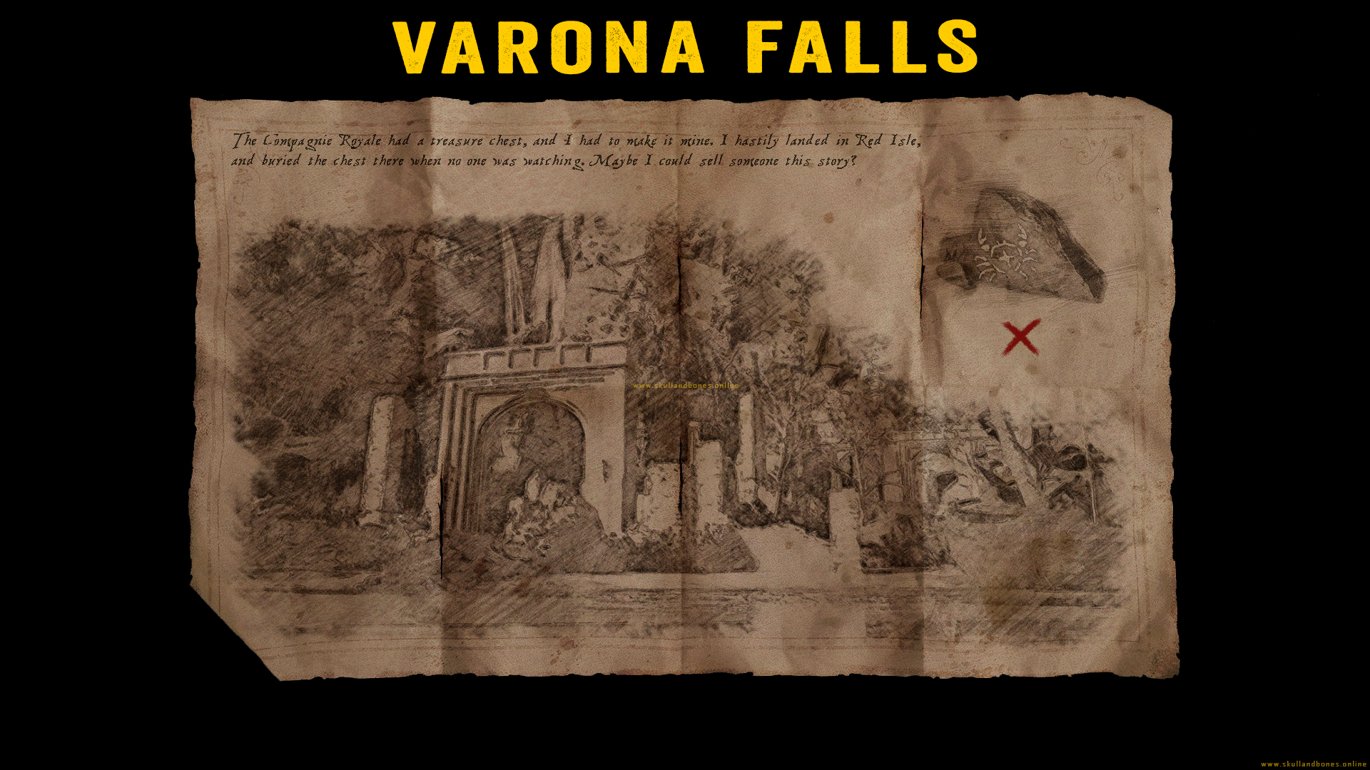 Skull and Bones - Treasure Maps - Vorona Falls Outpost Skull and Bones - Treasure Maps - Vorona Falls Outpost