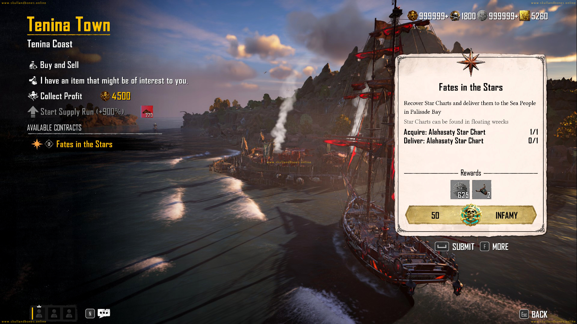 Skull and Bones - Contracts - Fates of the Stars