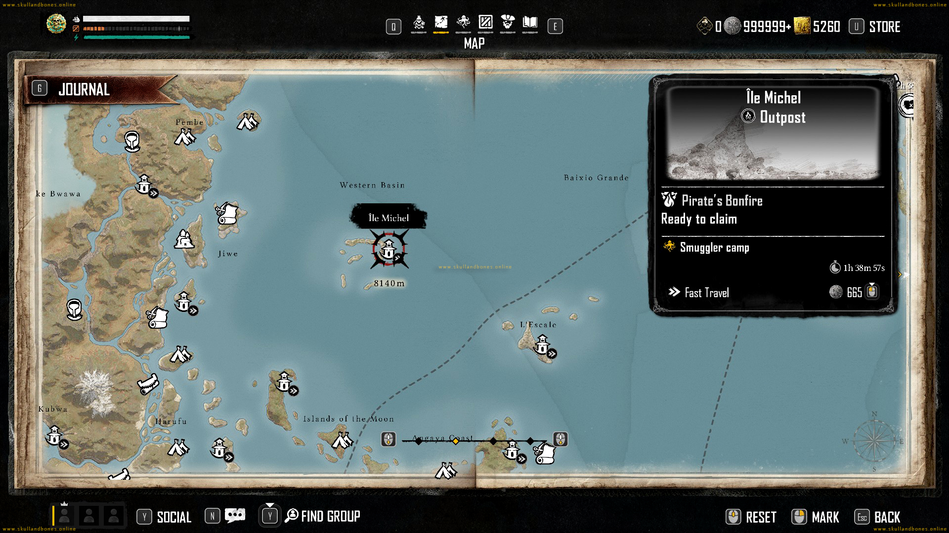 Skull and Bones - Outposts - Dragon's Back Outpost