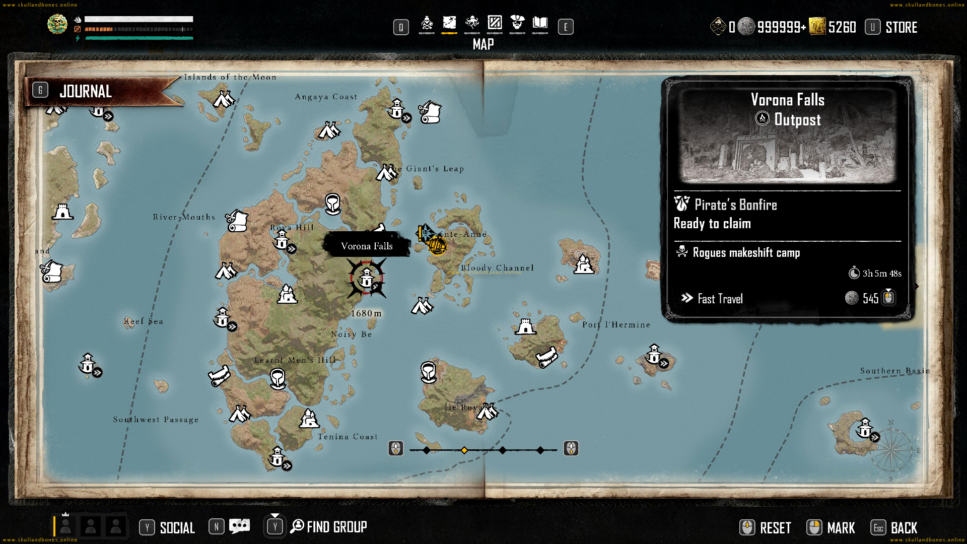 Skull and Bones - Outposts - Vorona Falls Outpost