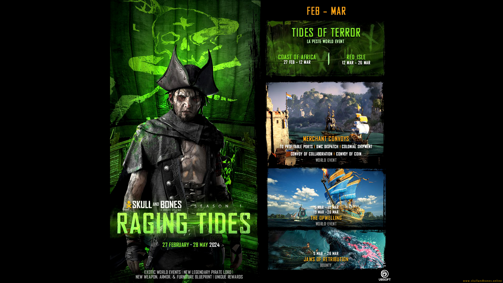Season 1 - Raging Tides - 27 February to 28 May - 2024
