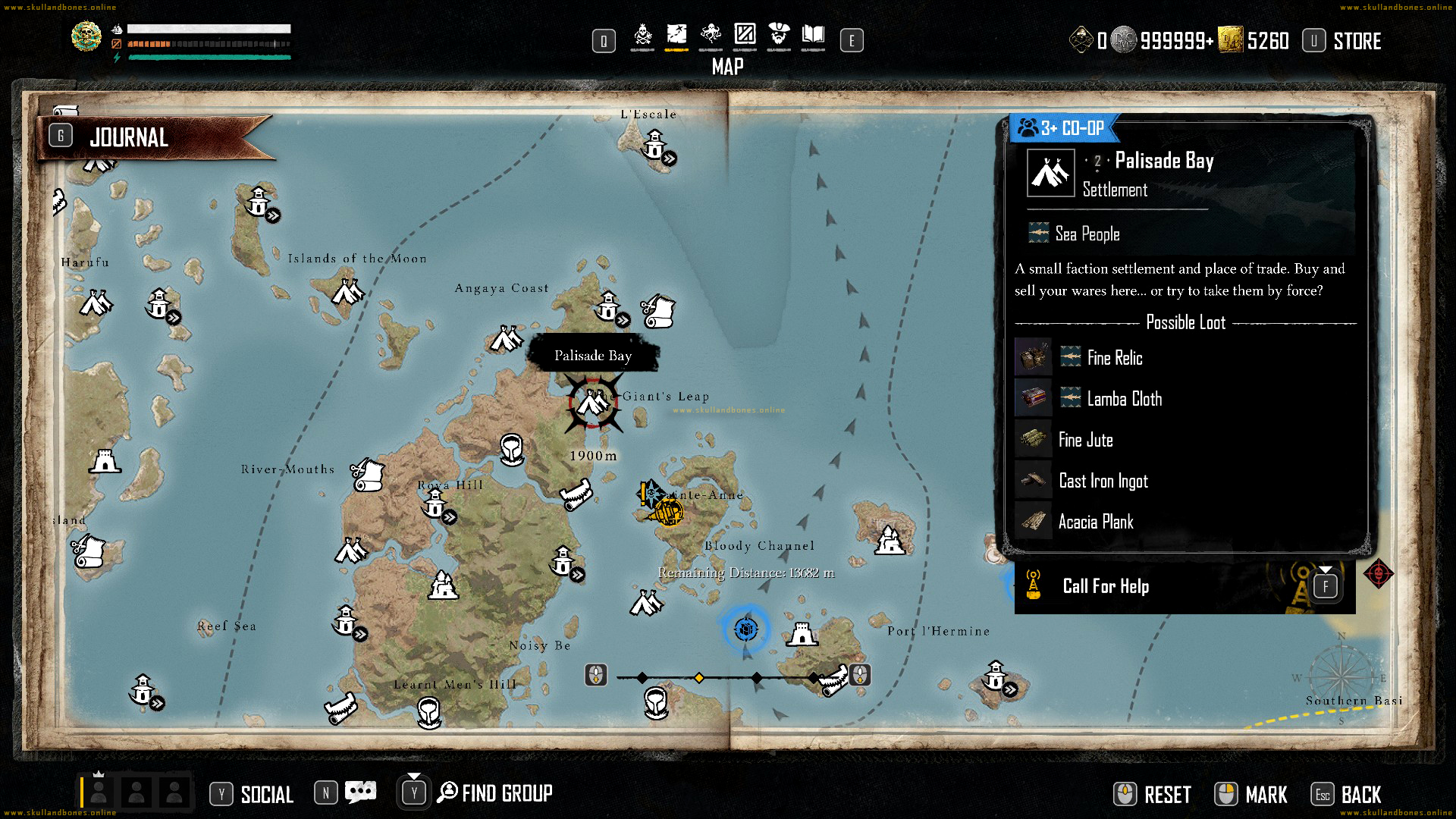 Skull and Bones - Settlements - Palisade Bay
